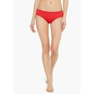 Kate Spade Women's Marina Piccola Scalloped Hipster Bottom  L Rosa Red